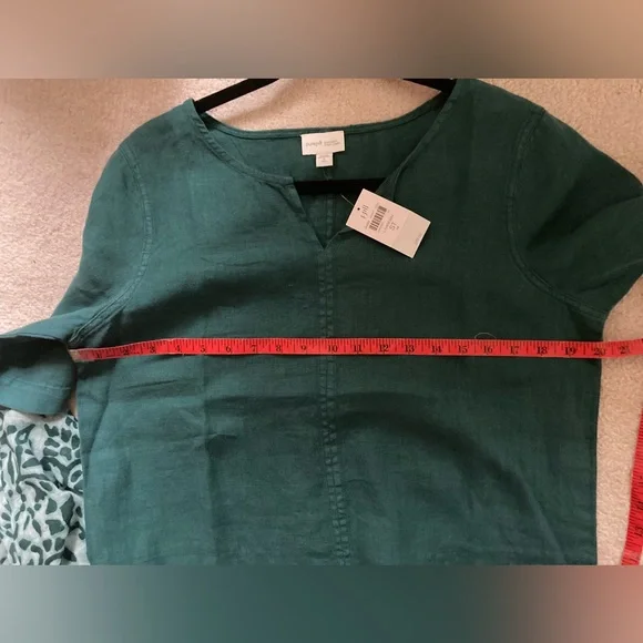 NWT J.jill, Purejill garment dyed linen dress, Sz. S Tall - Picture 5 of 8